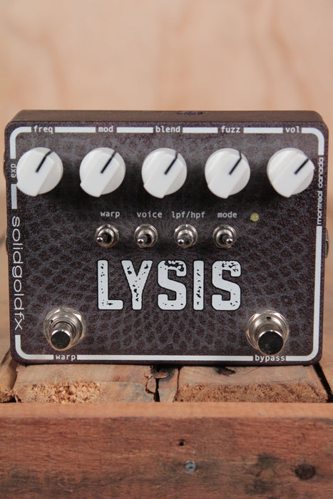 SolidGoldFX "Lysis" - Polyphonic Octave Fuzz Modulator Guitar Effects Pedal (Used) - Fair Deal Music