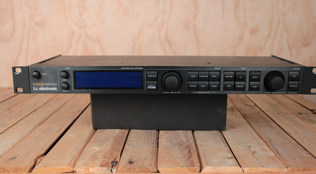 TC Electronic G-major Guitar Rack Mount Multi-Effect Processor (Spares/Repairs) - Fair Deal Music