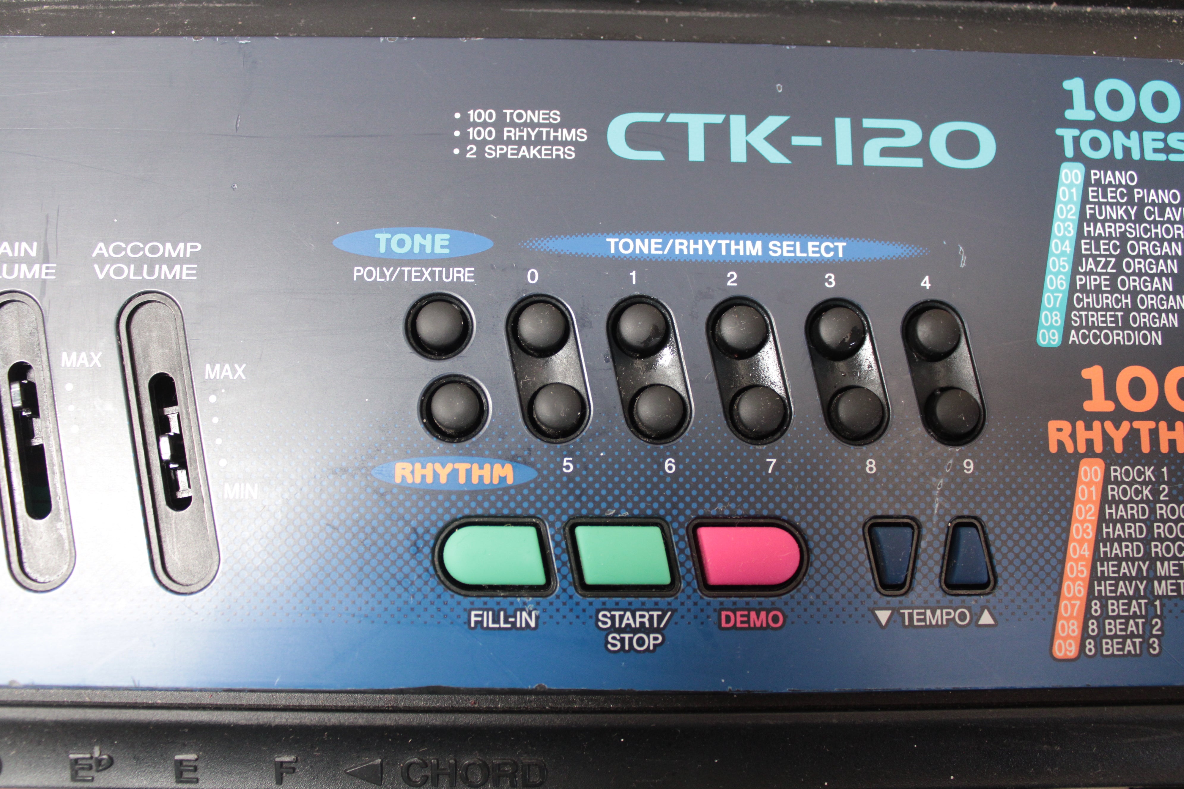 Casio CTK-120 Electronic Keyboard 49 Full Size Keys (Used) - No Adaptor - Fair Deal Music