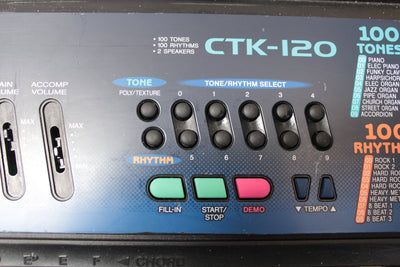 Casio CTK-120 Electronic Keyboard 49 Full Size Keys (Used) - No Adaptor - Fair Deal Music
