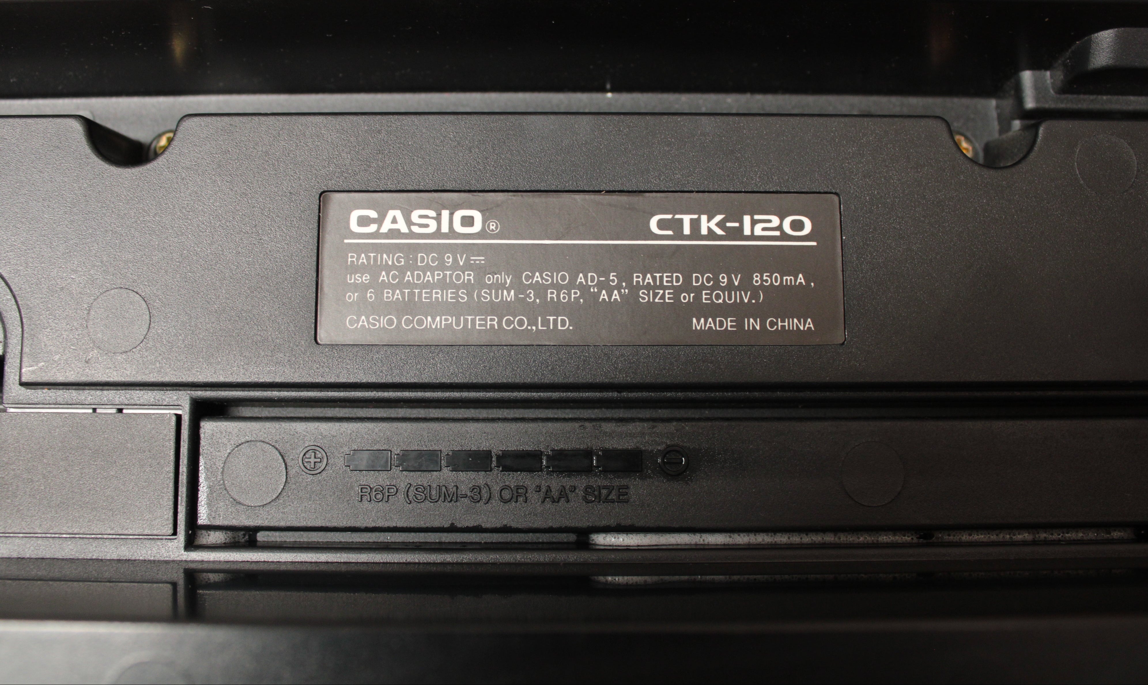 Casio CTK-120 Electronic Keyboard 49 Full Size Keys (Used) - No Adaptor - Fair Deal Music