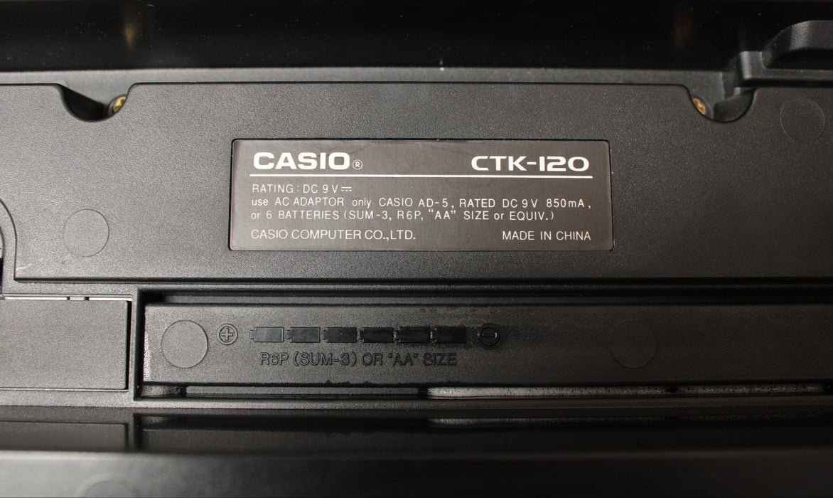 Casio CTK-120 Electronic Keyboard 49 Full Size Keys (Used) - No Adaptor - Fair Deal Music