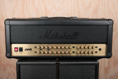 Marshall JVM410 Black Snakeskin 100W Valve Guitar Amplifier Head - Fair Deal Music