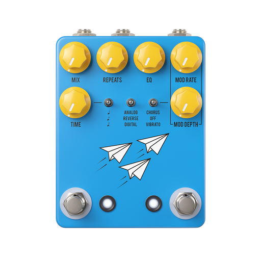 JHS Pedals Flight Delay Pedal, Blue - Fair Deal Music