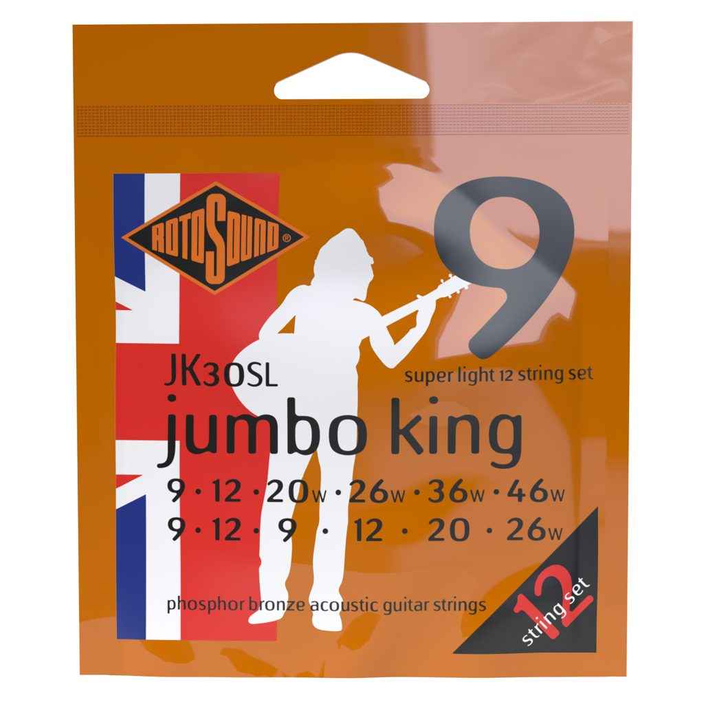 Rotosound JK30SL 12 String Acoustic Super Light (9-46) Phosphor Bronze - Fair Deal Music