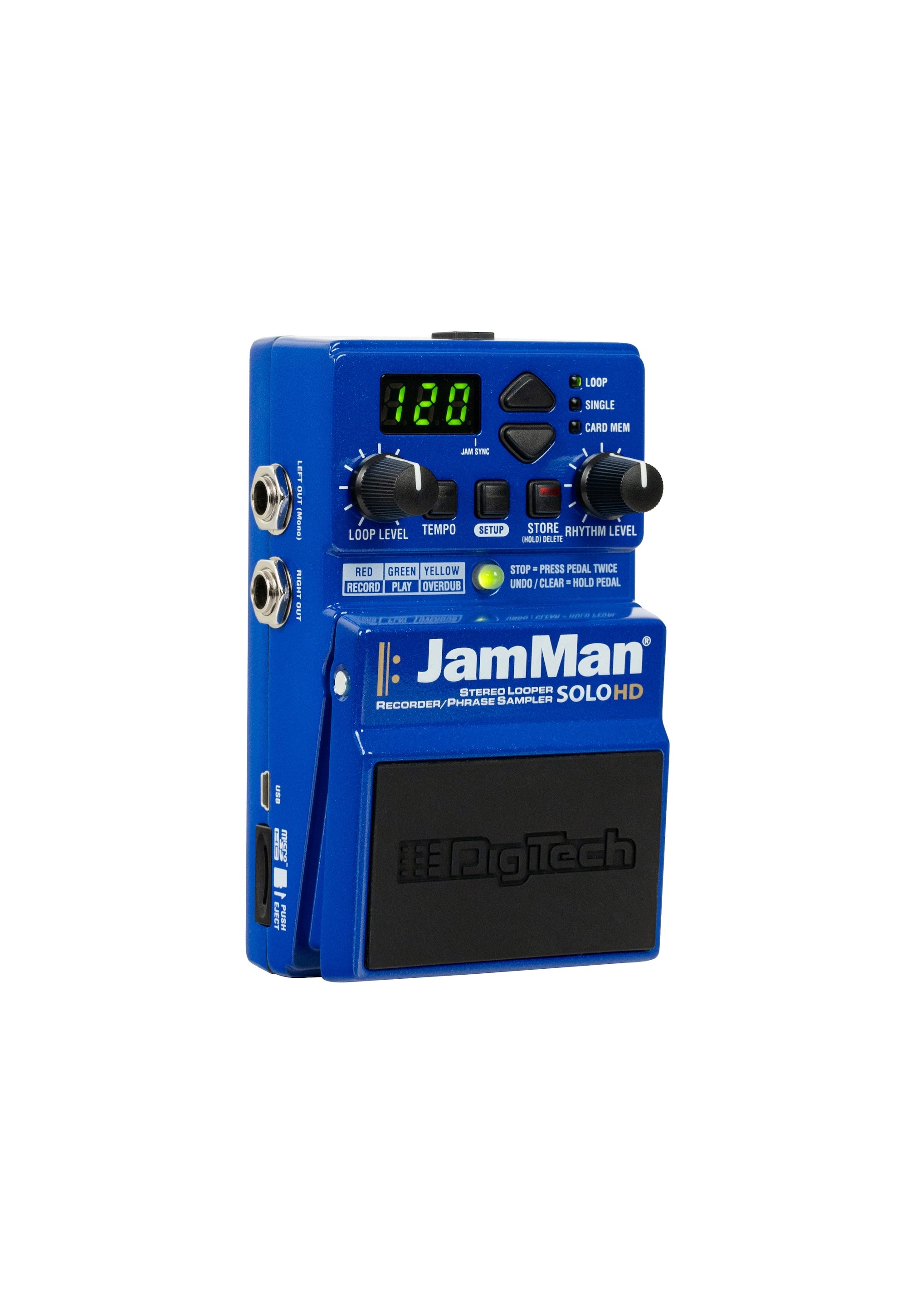 DigiTech JamMan Solo HD Compact Stereo Looper Guitar Effects Pedal - Fair Deal Music