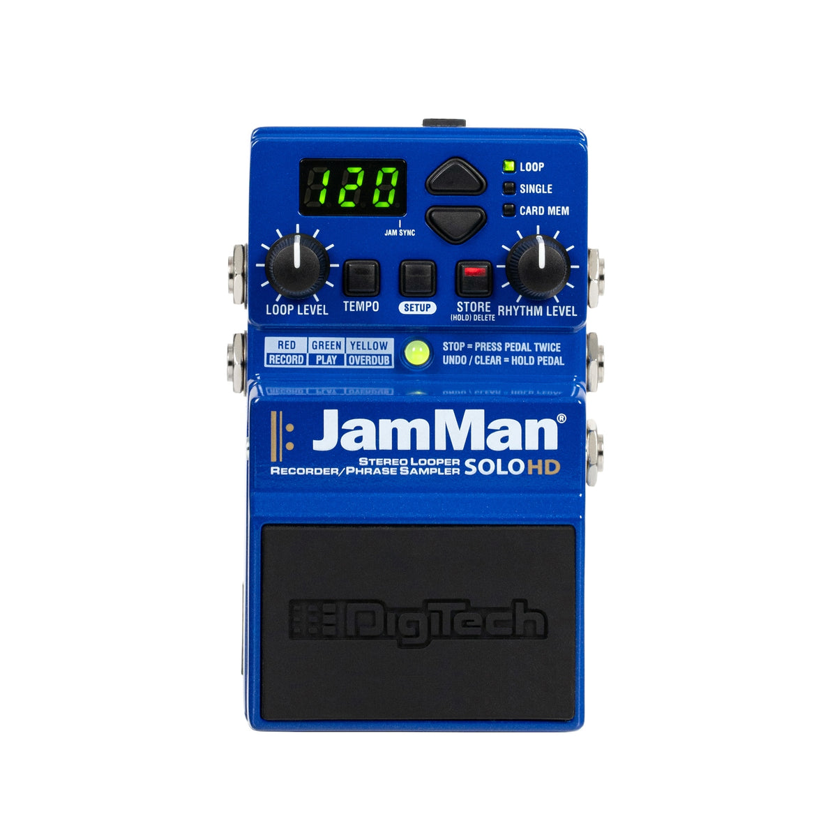 ギター DigiTech JamMan Solo Looper DigiTech JamMan Solo HD Compact Stereo Looper Guitar Effects Pedal