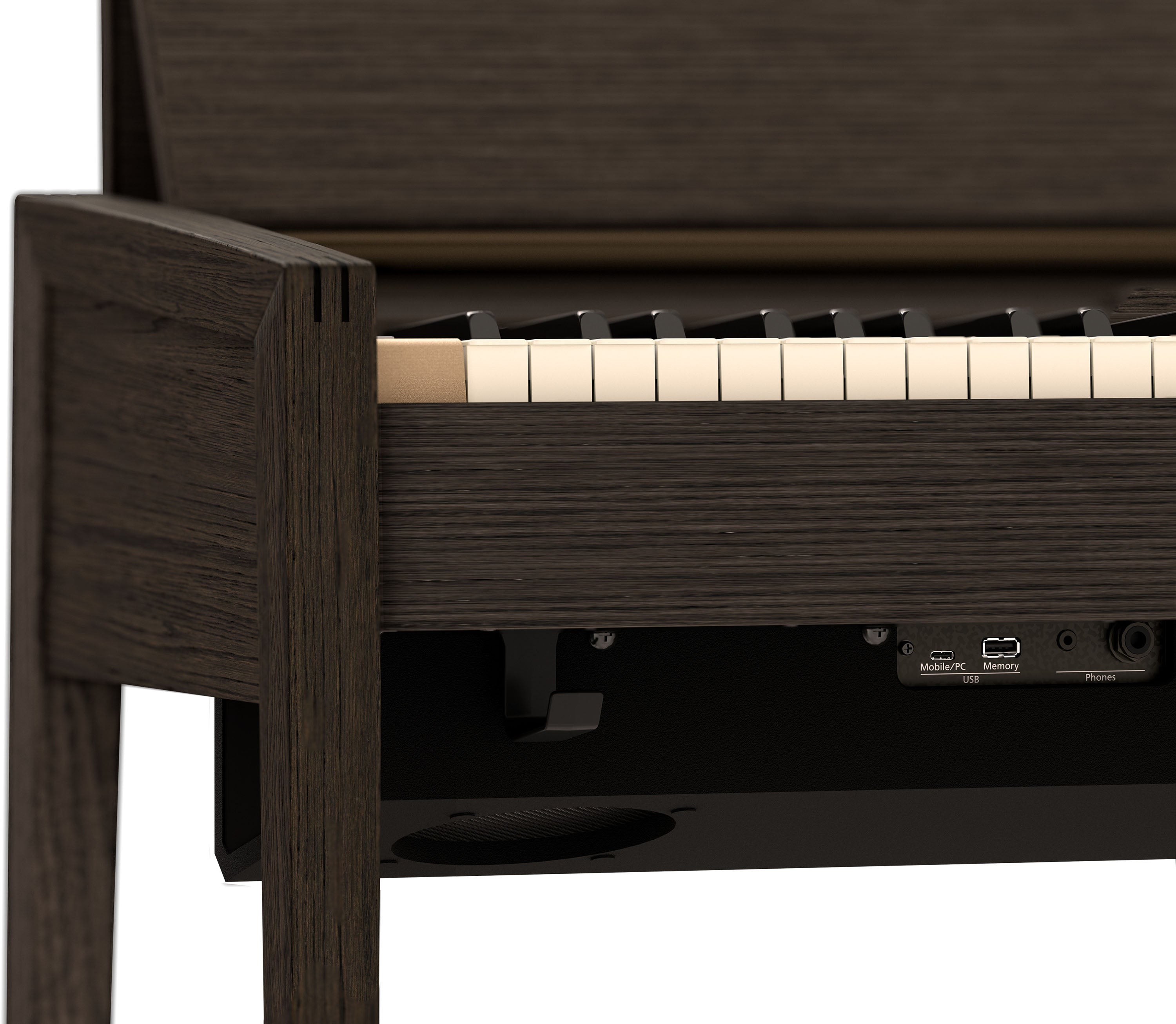 Roland Kiyola KF-25 Artisan Digital Piano Smoked Oak (Display Model) - Fair Deal Music