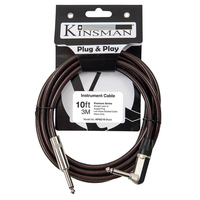 Kinsman Premium Instrument Cable ~ 10ft/3m KPGC10 - Fair Deal Music