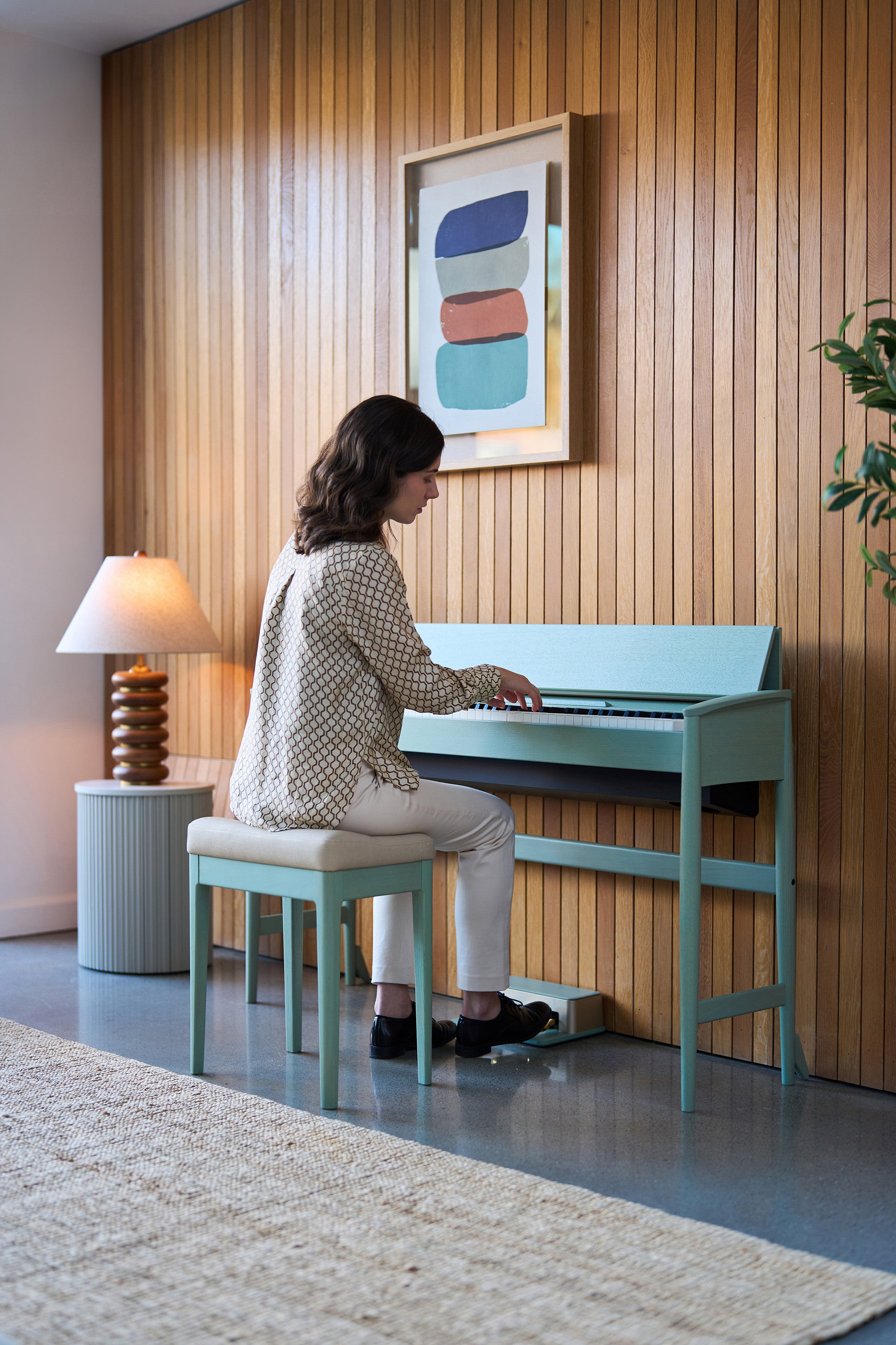 Roland Kiyola KF-20 Artisan Digital Piano Celadon Green (Showroom Model)