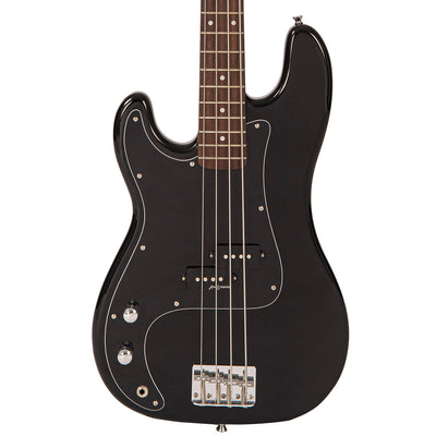 Vintage V40 Coaster Series Bass Guitar Pack ~ Left Hand Boulevard Black - Fair Deal Music