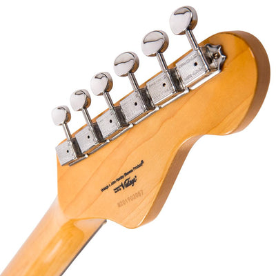 Vintage V6 ReIssued Electric Guitar ~ Left Hand Sunset Sunburst - Fair Deal Music