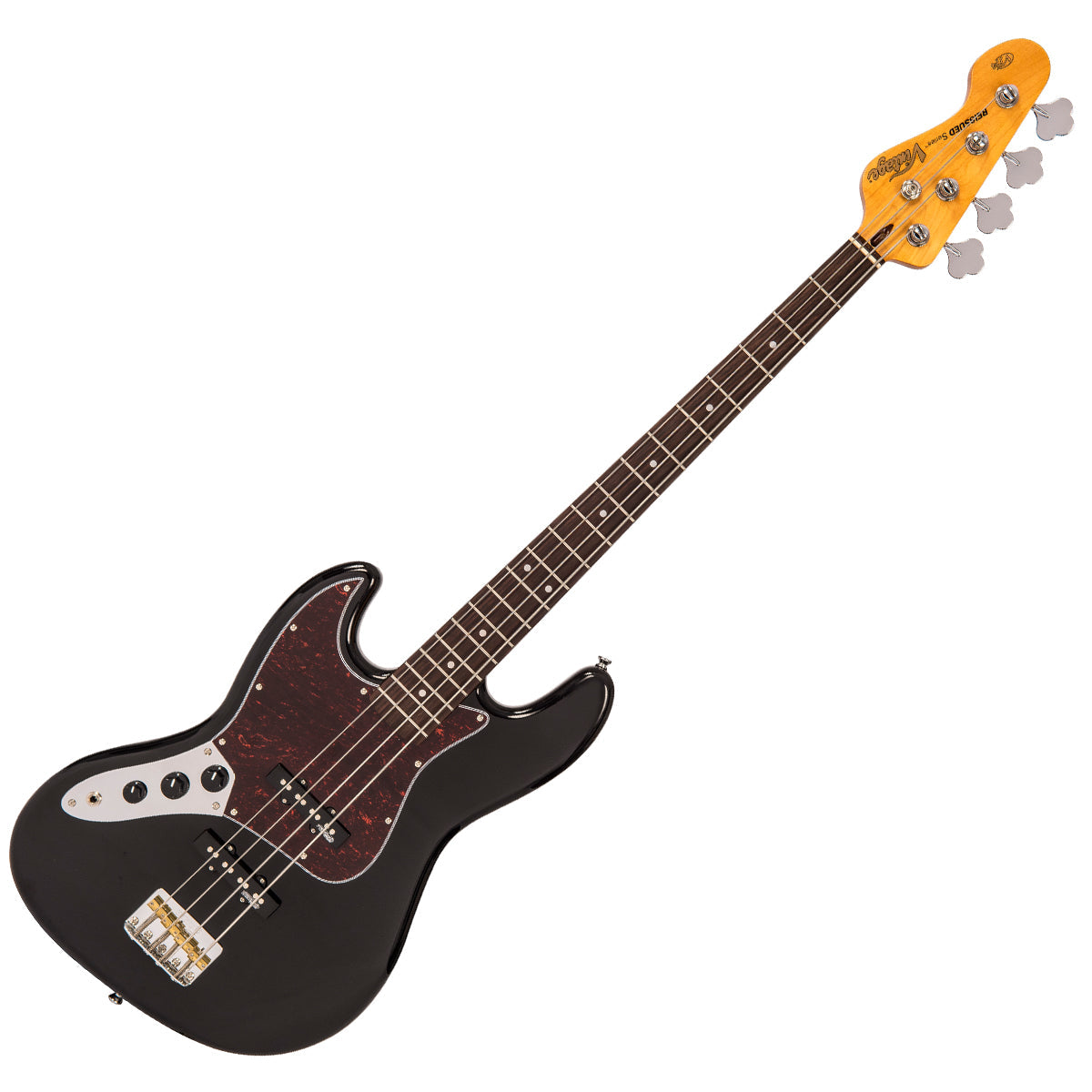 Vintage VJ74 ReIssued Bass ~ Boulevard Black ~ Left Hand - Fair Deal Music