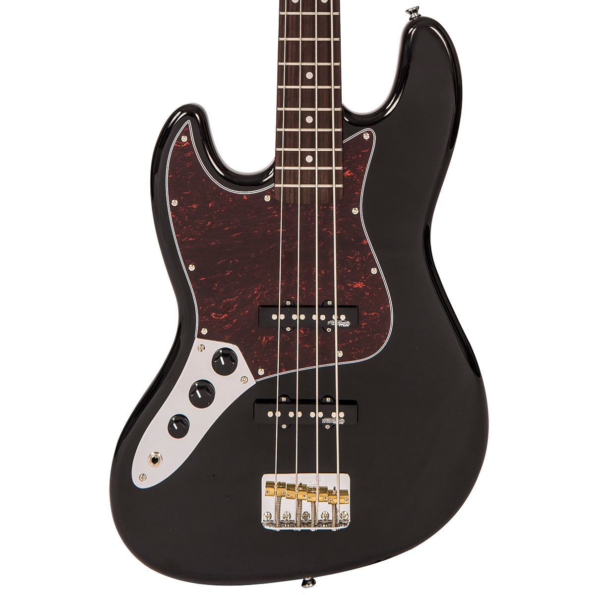 Vintage VJ74 ReIssued Bass ~ Boulevard Black ~ Left Hand - Fair Deal Music