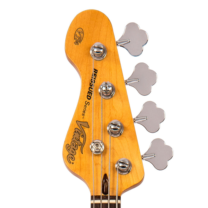 Vintage VJ74 ReIssued Bass ~ Boulevard Black ~ Left Hand - Fair Deal Music