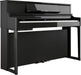Roland LX-5-PE Digital Upright Piano Polished Ebony Bundle - Fair Deal Music