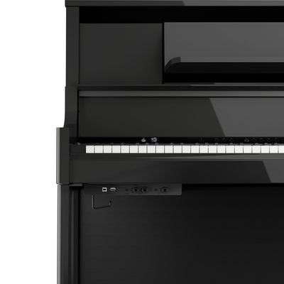 Roland LX-9-PE Digital Upright Piano Polished Ebony (Showroom Model) - Fair Deal Music
