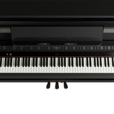 Roland LX-9-PE Digital Upright Piano Polished Ebony (Showroom Model) - Fair Deal Music