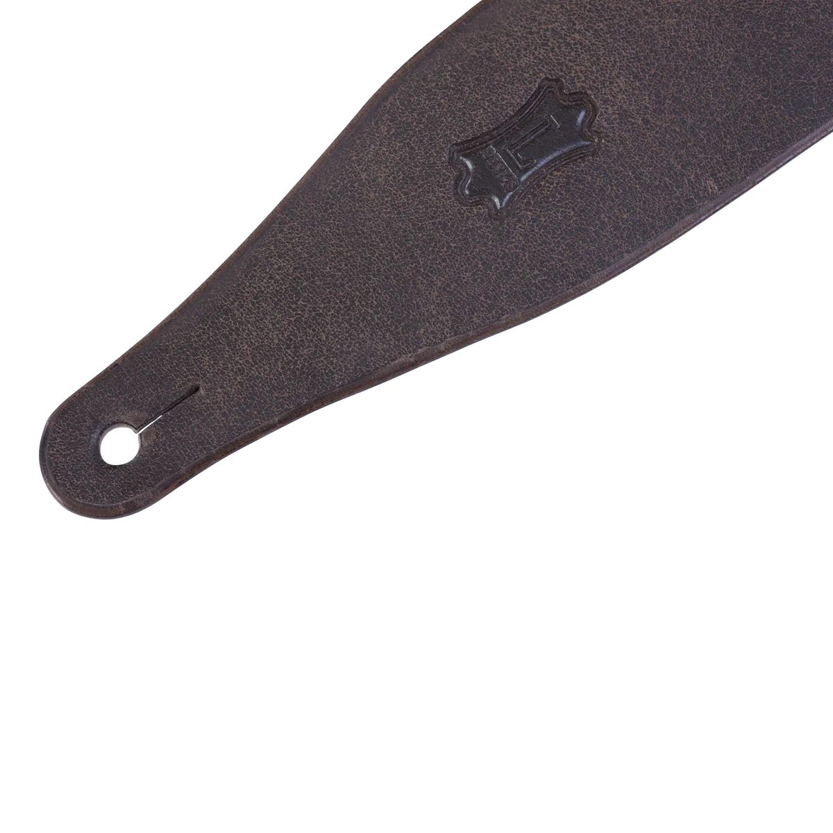 Levy's Distressed Leather 2 1/2" - Dark Brown Guitar Strap - Fair Deal Music
