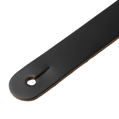Levy's Amped Top Grain Leather Padded 3" - Black on Tan Guitar Strap - Fair Deal Music