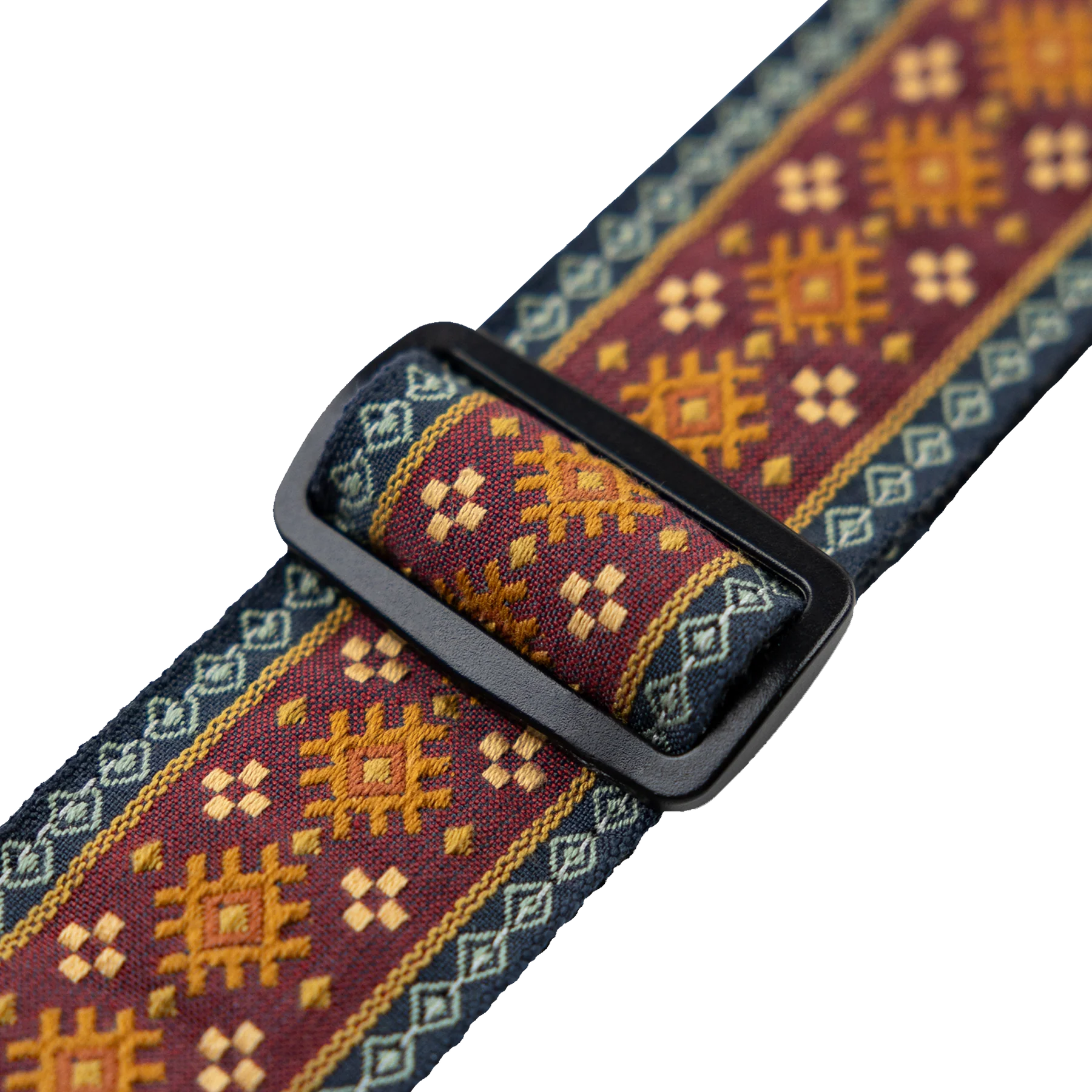 Levy's Original Hootenanny Jacquard Weave - Red Guitar Strap - Fair Deal Music
