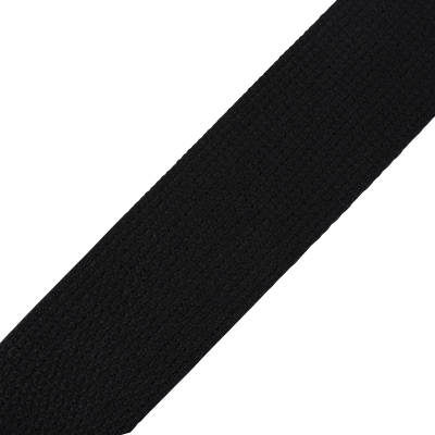 Levy's Cotton w Suede Ends - Black Guitar Strap - Fair Deal Music