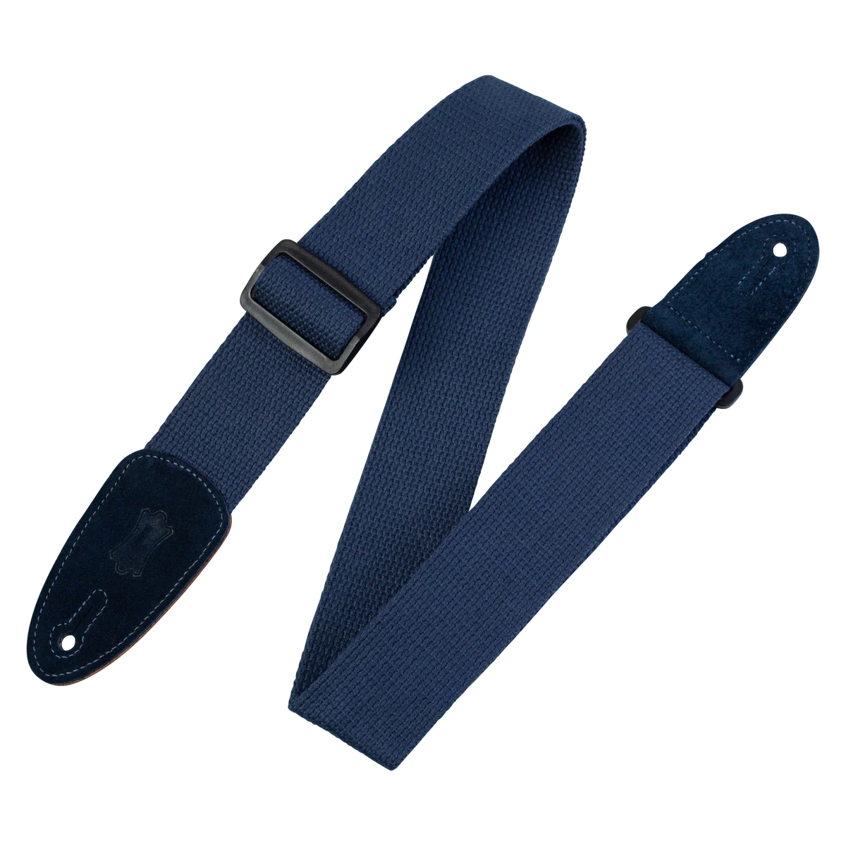 Levy's Cotton w Suede Ends - Navy Guitar Strap - Fair Deal Music