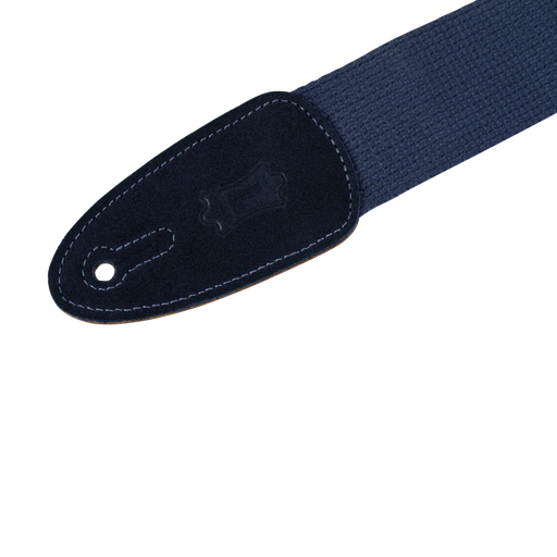 Levy's Cotton w Suede Ends - Navy Guitar Strap - Fair Deal Music