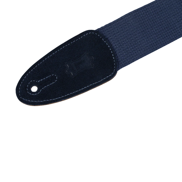 Levy's Cotton w Suede Ends - Navy Guitar Strap - Fair Deal Music