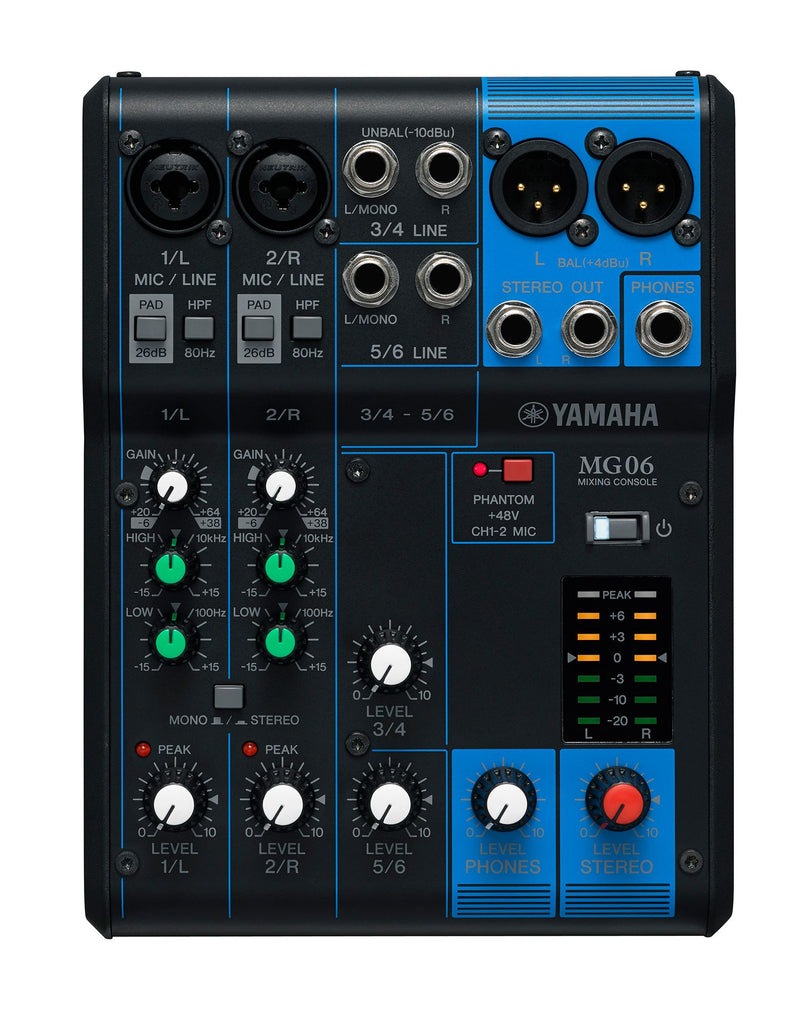 【中古】YAMAHA MG06 (ものはMK2) MG06_front_00a8b454338a5770545