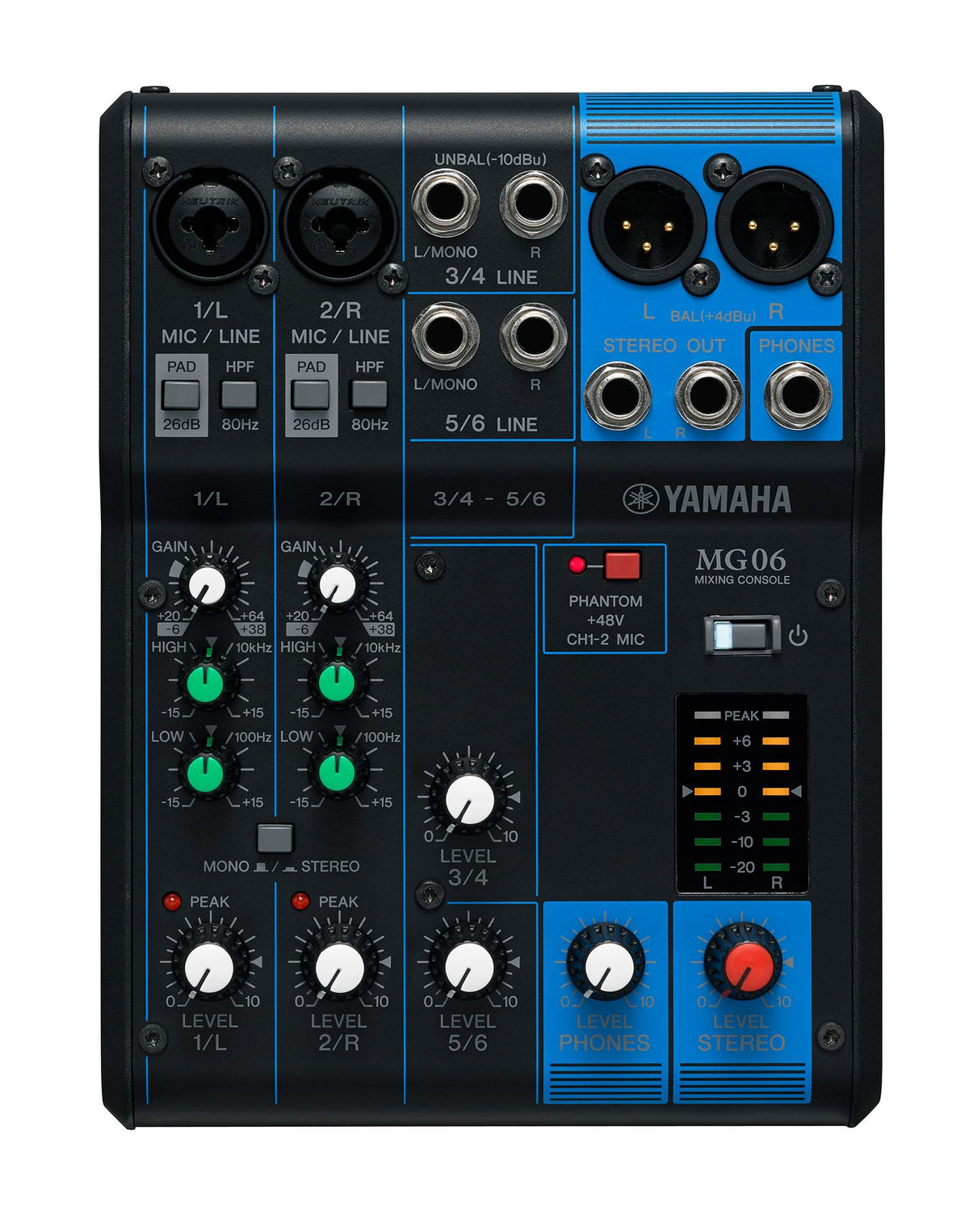 【中古】YAMAHA MG06 (ものはMK2) Yamaha MG06 Mixing Console - Fair Deal Music