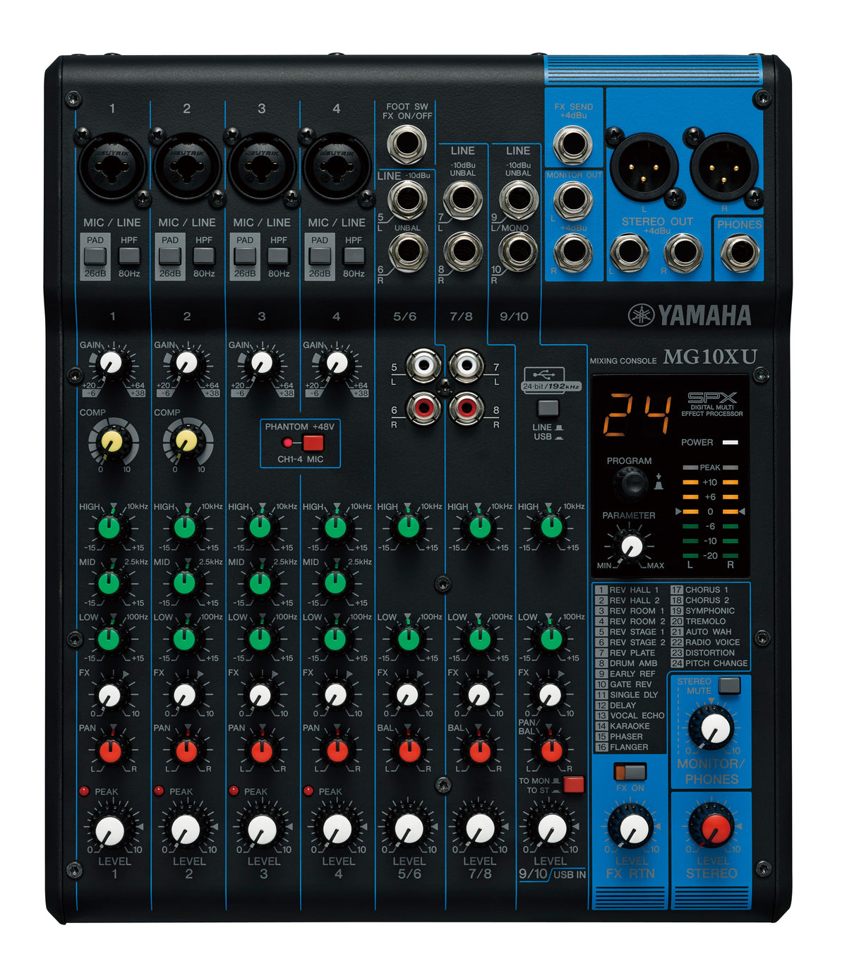 YAMAHA ヤマハ MIXING CONSOLE ミキサー MG10XUF Yamaha MG10XU Mixing Console — Fair Deal Music