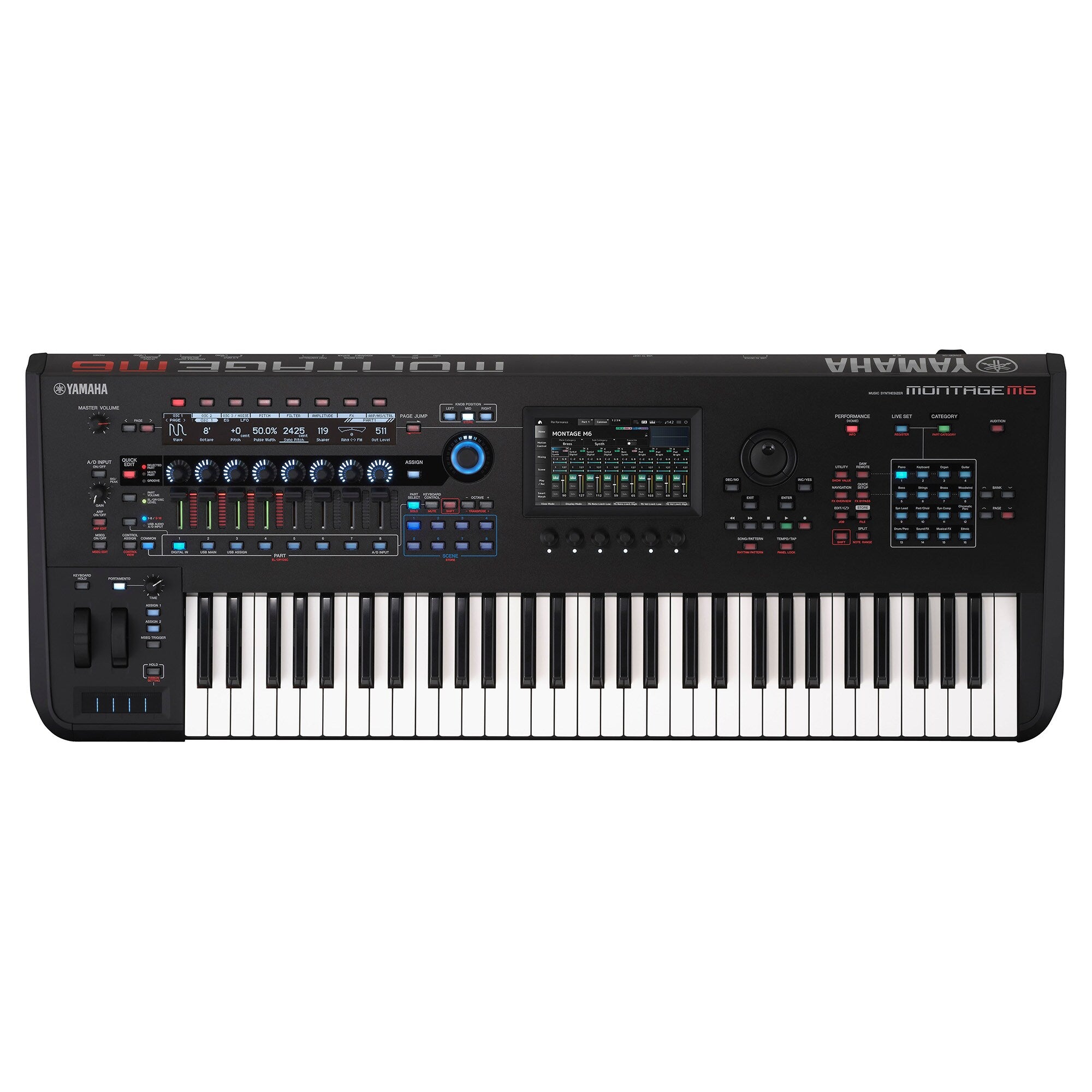 Yamaha MONTAGE M6 Synthesizer with 61-note Keyboard - Fair Deal Music