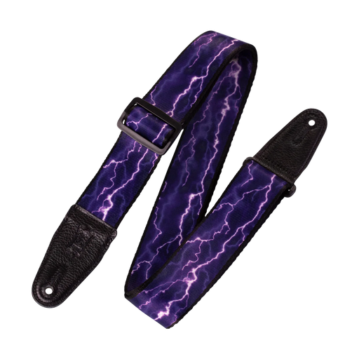 Levy's Graphic Waves Polyester - Lightning Guitar Strap - Fair Deal Music