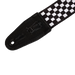Levy's Graphic Waves Polyester - Black/White Chequered Guitar Strap - Fair Deal Music