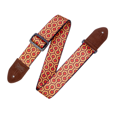 Levy's Suede Harmony Polyester - Hex Guitar Strap - Fair Deal Music