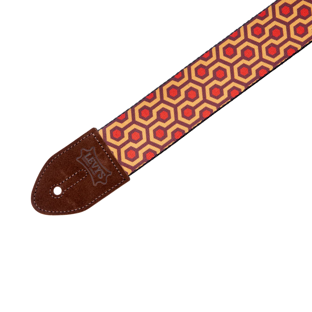 Levy's Suede Harmony Polyester - Hex Guitar Strap - Fair Deal Music