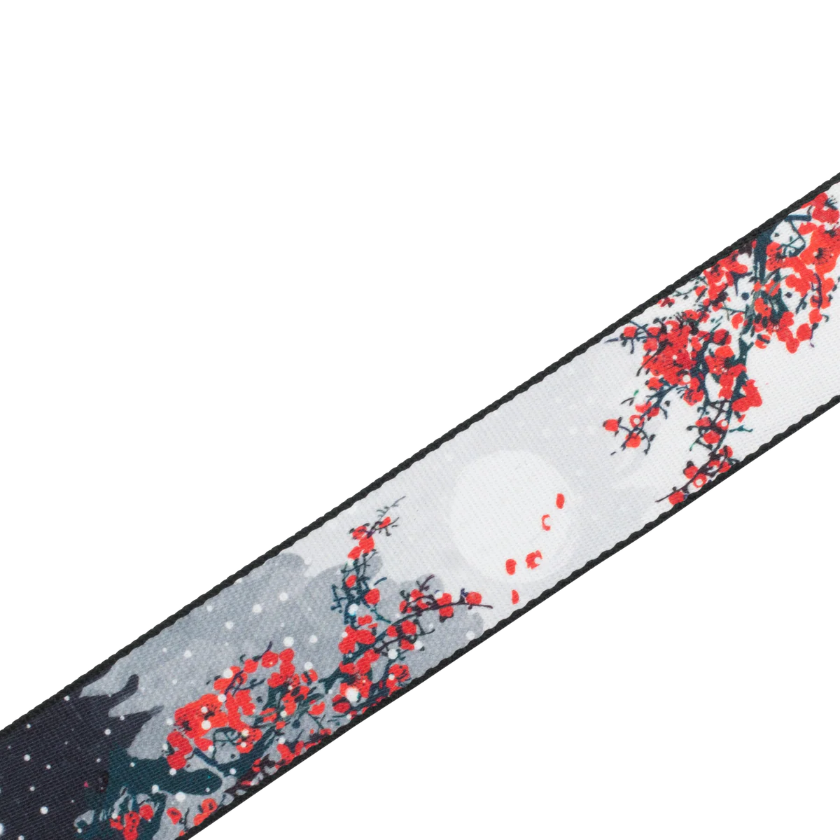 Levy's Nature Polyester - Cherry Blossom Snow Guitar Strap - Fair Deal Music