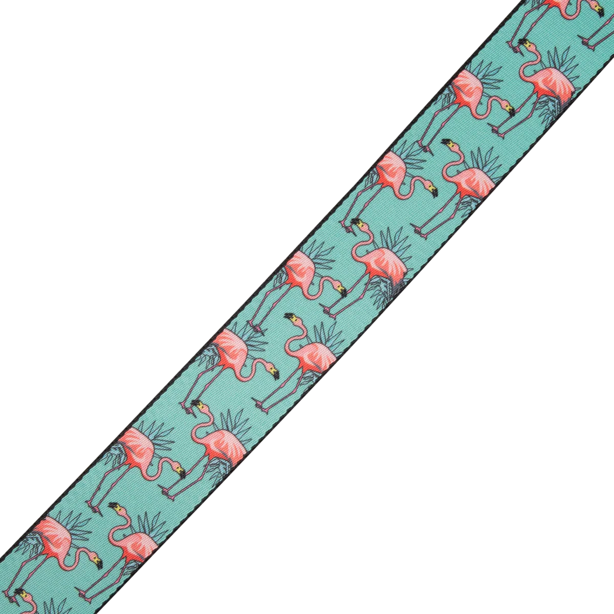 Levy's Graphic Waves Polyester - Flamingos Motif Guitar Strap - Fair Deal Music