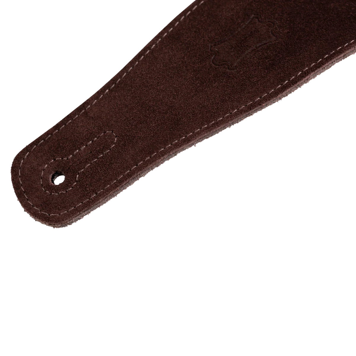 Levy's Simply Suede Leather w Suede Backing 2 1/2" - Brown Guitar Strap - Fair Deal Music