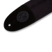 Levy's Signature Cotton w Suede Ends - Black Guitar Strap - Fair Deal Music