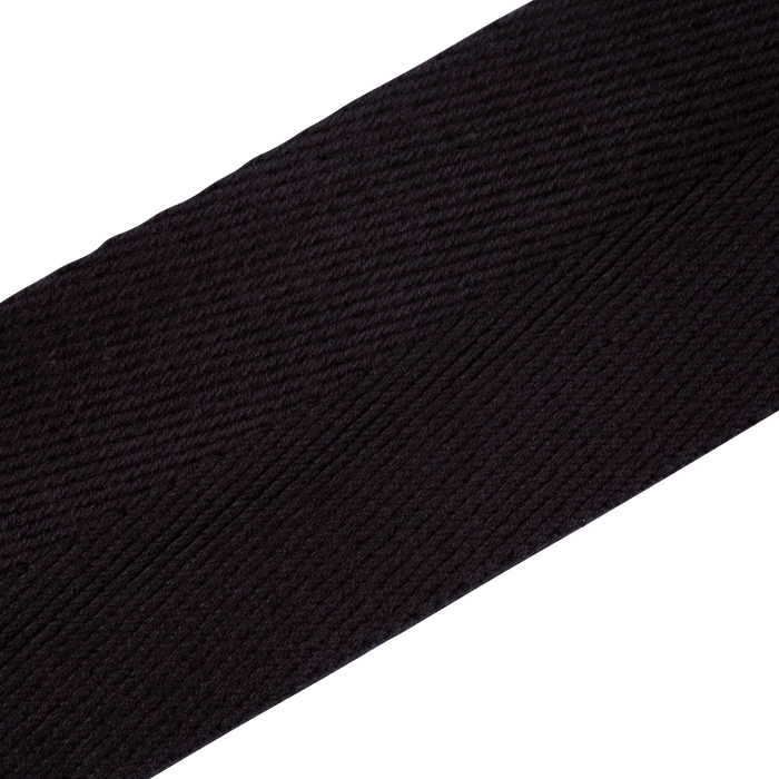 Levy's Signature Cotton w Suede Ends - Black Guitar Strap - Fair Deal Music