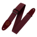 Levy's Signature Cotton w Suede Ends - Burgundy Guitar Strap - Fair Deal Music