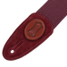 Levy's Signature Cotton w Suede Ends - Burgundy Guitar Strap - Fair Deal Music