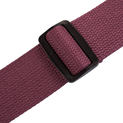 Levy's Signature Cotton w Suede Ends - Burgundy Guitar Strap - Fair Deal Music