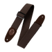 Levy's Signature Cotton w Suede Ends - Brown Guitar Strap - Fair Deal Music