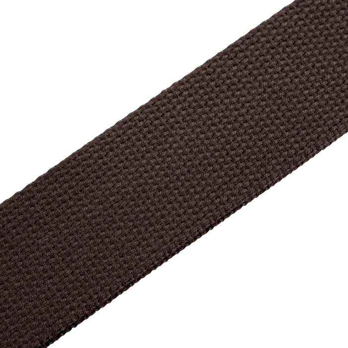 Levy's Signature Cotton w Suede Ends - Brown Guitar Strap - Fair Deal Music