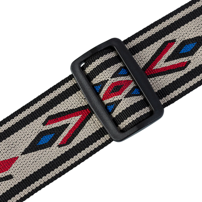 Levy's Tribal Rhythms Polypropylene - Blue Diamond Guitar Strap - Fair Deal Music