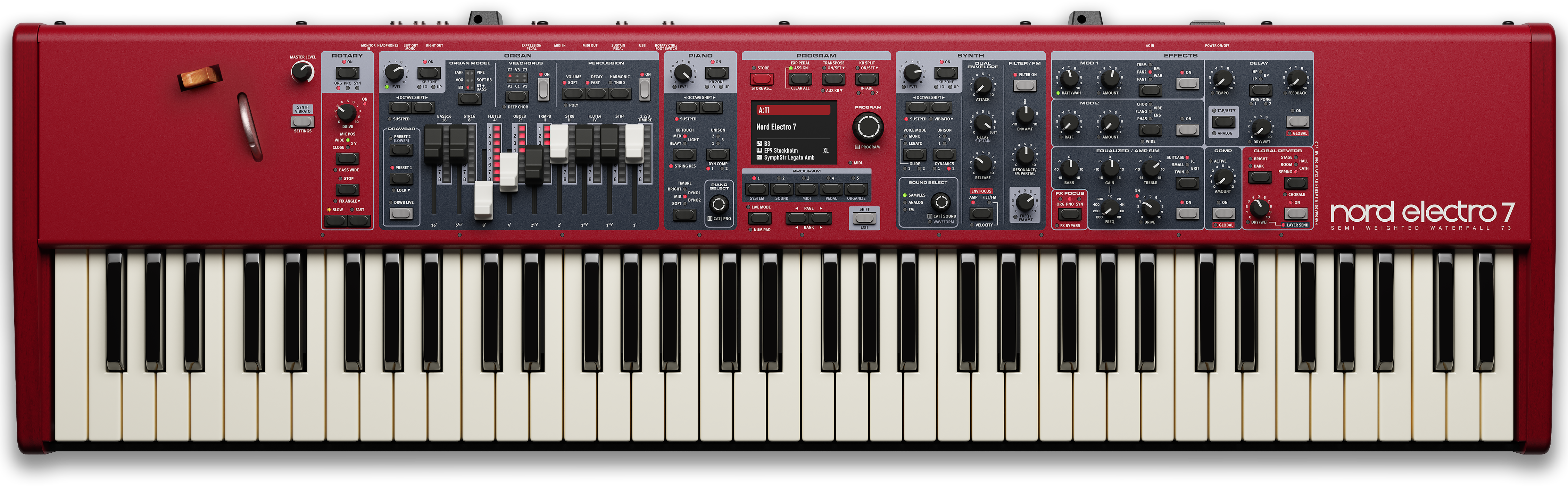 Nord ELECTRO 7 73-key Semi Weighted Keyboard (Opened Box) - Fair Deal Music