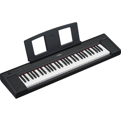 Yamaha NP-15B Piaggero Portable Piano Black Bundle - Fair Deal Music